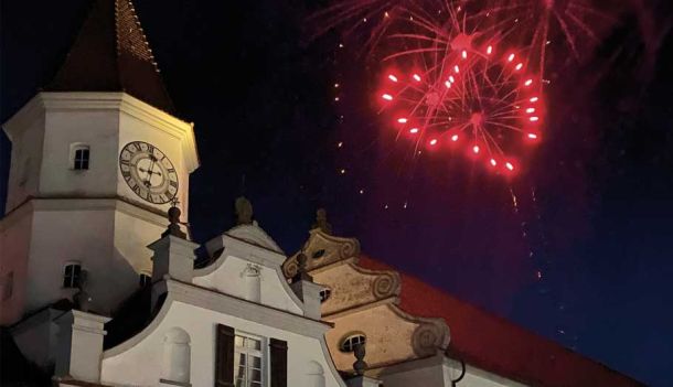 Feuerwerk beim Magnus-, Heimat- und Kinderfest